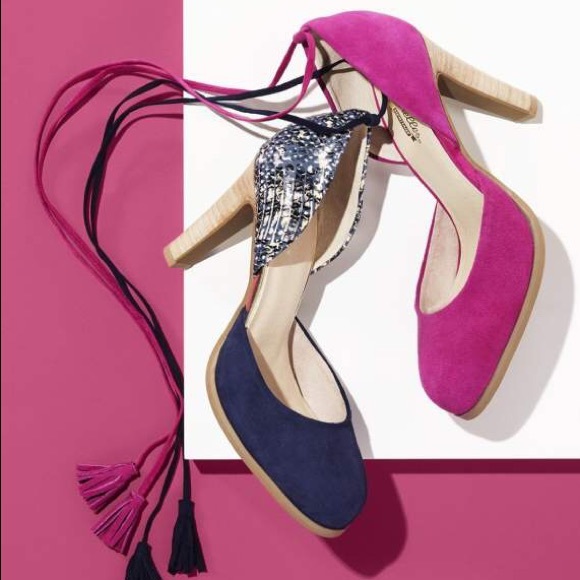 Seychelles Shoes - Seychelles Purple ‘Aware’ Wraparound Tie Pump